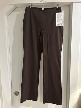 lululemon athletica Brown smooth-fit pull-on high-rise pant